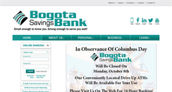 Desktop Screenshot of bogotasavingsbank.com